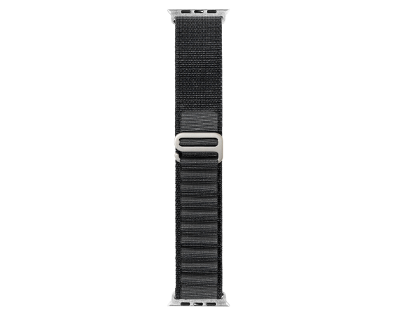 Bracelet Boucle alpine pour Apple Watch 42-44-45-49mm Noir Bigben