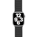 Bracelet Cuir pour Apple Watch 38-40-41mm Noir/Marron Bigben