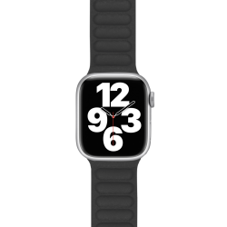 Bracelet Cuir pour Apple Watch 38-40-41mm Noir/Marron Bigben