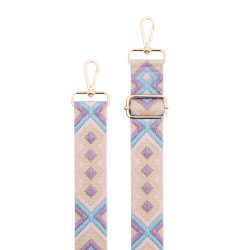 Bandoulière téléphone Universelle Lanière Brésilienne Violette et Rose pâle Bigben