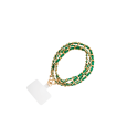 Bandoulière téléphone Universelle Chaîne Gold + Verte Bigben
