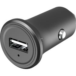Chargeur voiture 2.4A USB A FastCharge Noir Bigben