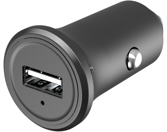 Chargeur voiture 2.4A USB A FastCharge Noir Bigben