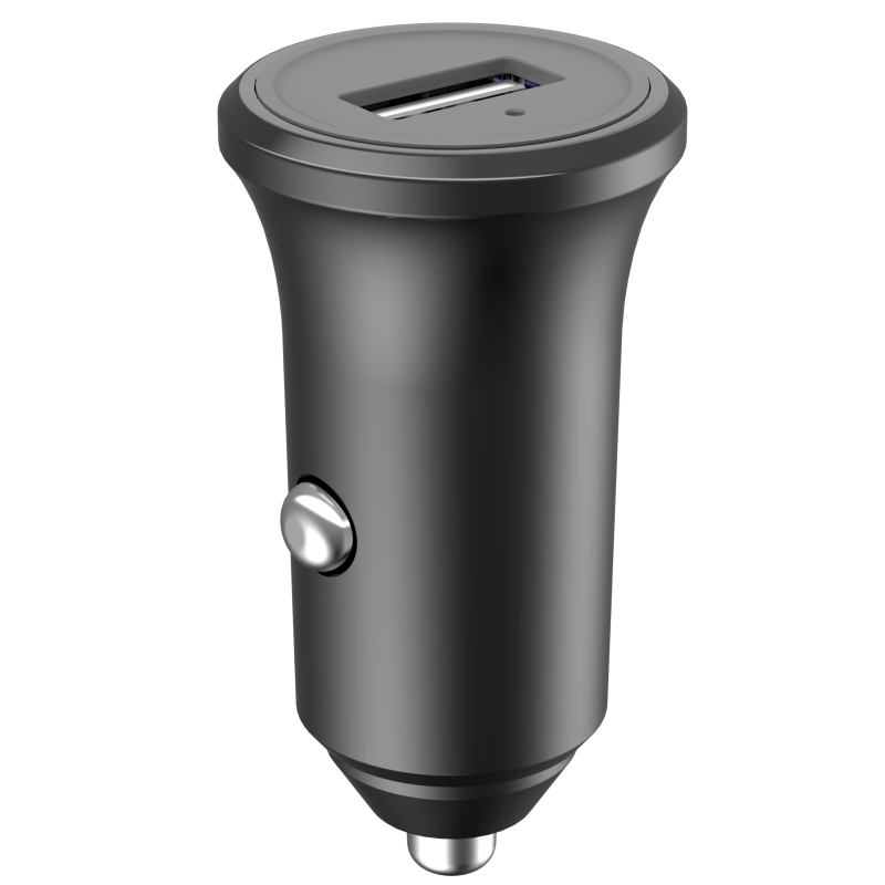 Chargeur voiture 2.4A USB A FastCharge Noir Bigben