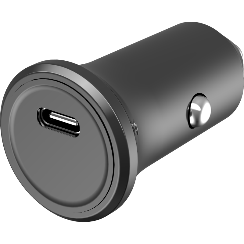 Chargeur voiture 25W USB C Power Delivery Noir Bigben