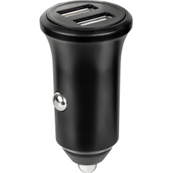 Double Chargeur voiture USB A+A 4.8A (2.4+2.4A) FastCharge Noir Bigben