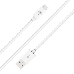 Câble USB A/USB C 2m 3A Blanc Bigben