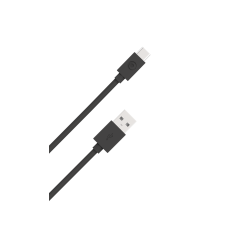 Câble USB A/USB C 50cm 3A Noir Bigben