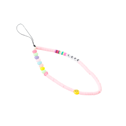 Dragonne Bijou de téléphone Universelle LOVE Rose Bigben