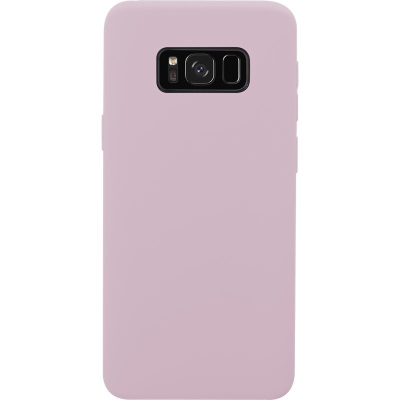 Coque rigide finition soft touch pour Samsung Galaxy S8 - Rose