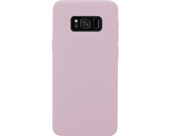 Coque rigide finition soft touch pour Samsung Galaxy S8 - Rose