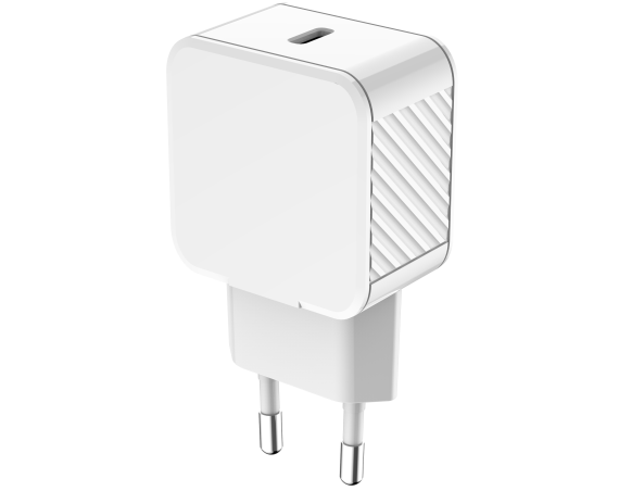 Chargeur maison 20W USB C Power Delivery Blanc Bigben