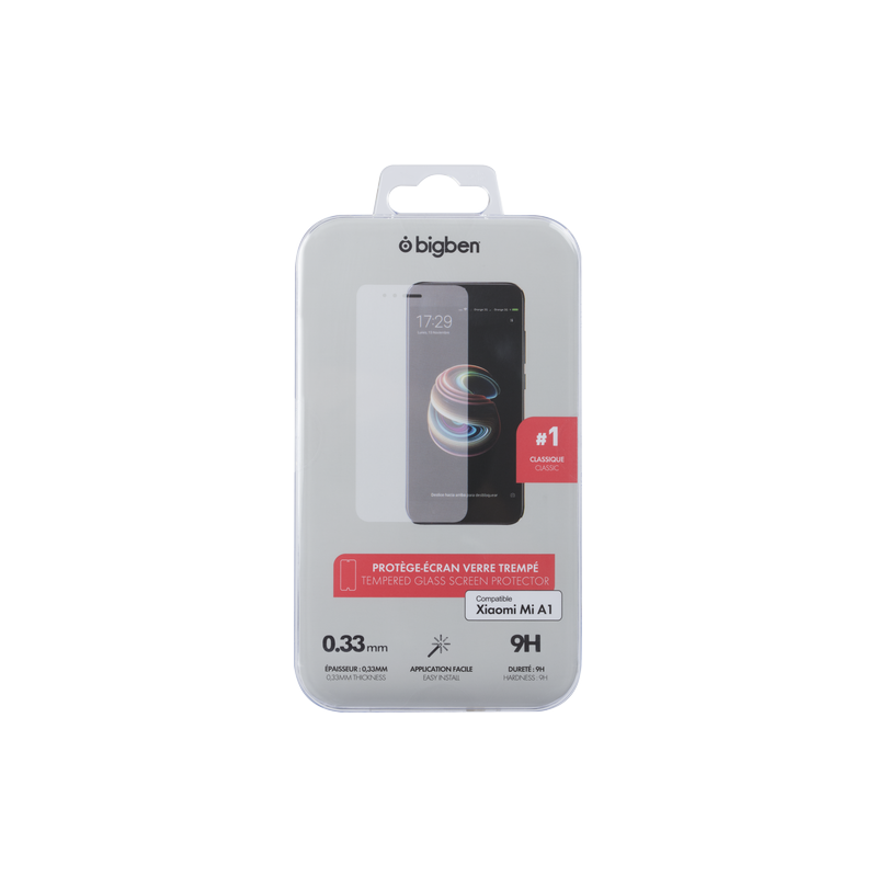 Verre trempé pour Xiaomi Mi A1