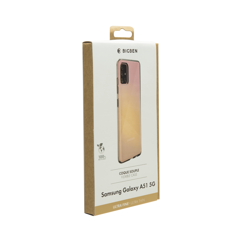 Coque Samsung Galaxy A51 5G Souple Transparente Bigben