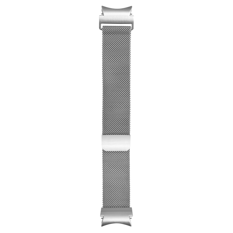 Bracelet milanais argenté Bigben pour Galaxy Watch 6/5/4 (toutes versions pro & classic)