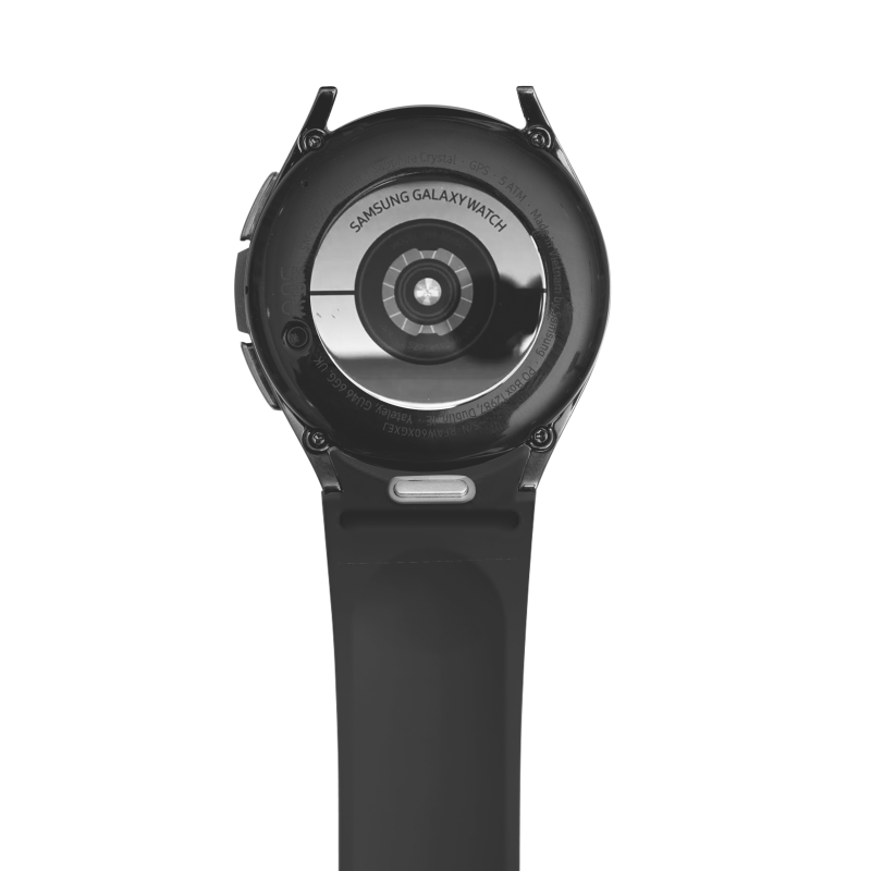 Bracelet en silicone noir pour Samsung Galaxy Watch 4, 5 et 6 - Bigben