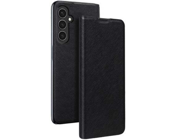Etui Folio Samsung Galaxy S24 Noir - Porte-carte intégré Bigben