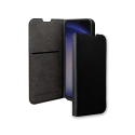 Etui Folio Wallet Samsung Galaxy S24 Support vidéo Noir - 65% Plastique recyclé Certifié GRS Bigben
