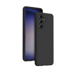 Coque Silicone SoftTouch Noire pour Samsung Galaxy S24 Bigben
