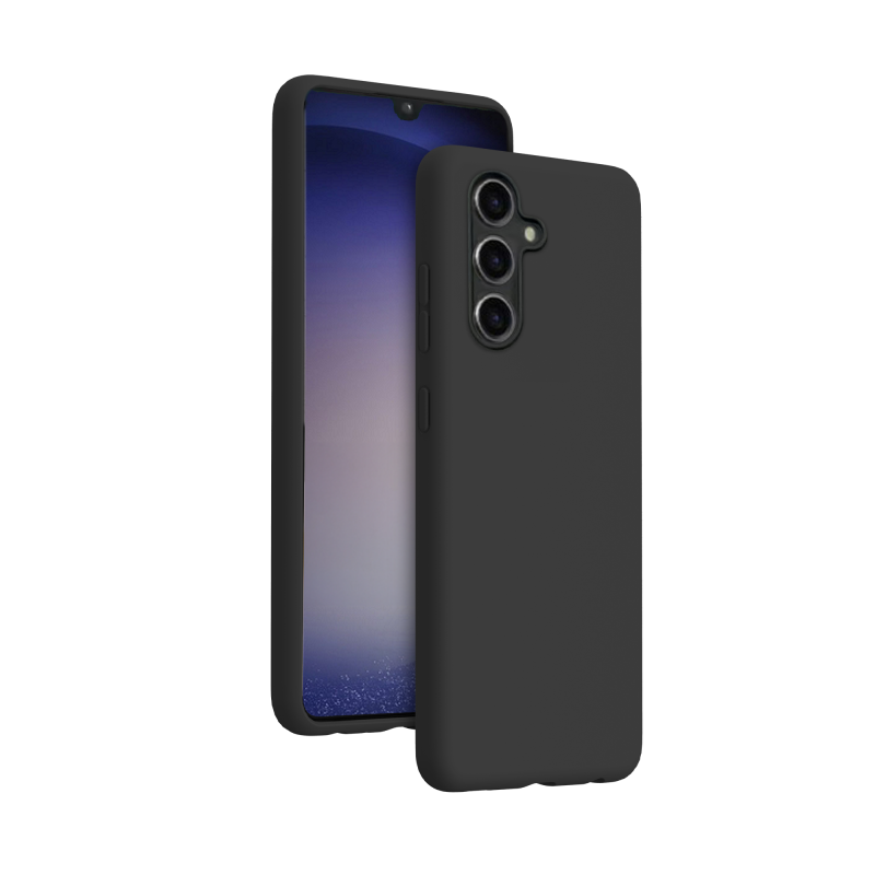 Coque Silicone SoftTouch Noire pour Samsung Galaxy S24 Bigben