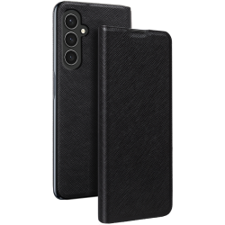 Etui Folio Samsung Galaxy A25 Noir - Porte-carte intégré Bigben