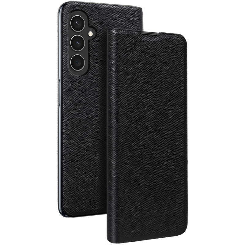 Etui Folio Samsung Galaxy S24+ Noir - Porte-carte intégré Bigben