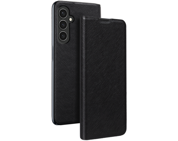 Etui Folio Samsung Galaxy S24+ Noir - Porte-carte intégré Bigben