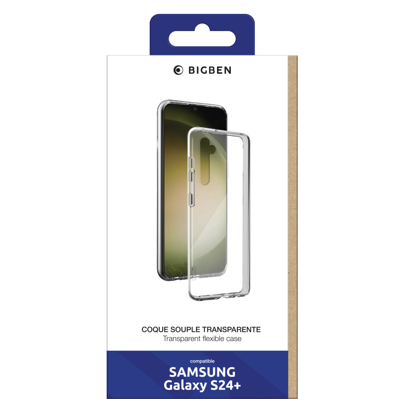 Coque Samsung Galaxy S24+ Souple Transparente Bigben