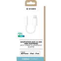 Adaptateur Jack 3.5mm vers Lightning Blanc Bigben