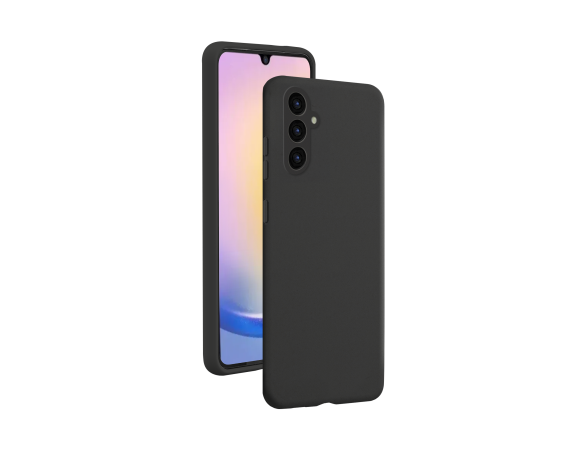 Coque Silicone SoftTouch Noire pour Samsung Galaxy A05s Bigben