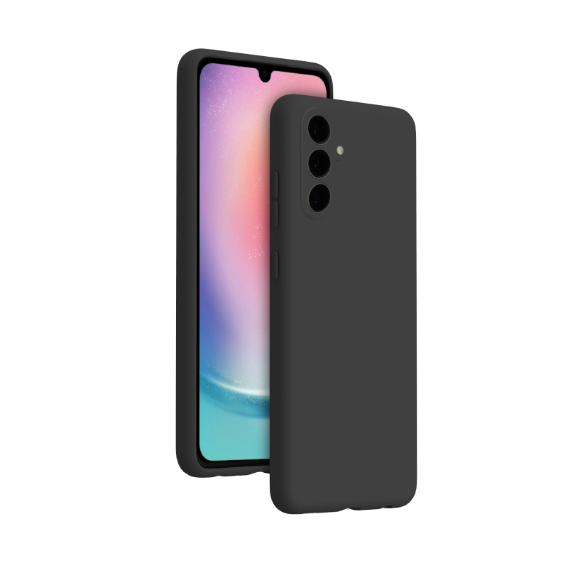 Coque Silicone SoftTouch Noire pour Samsung Galaxy A25 Bigben