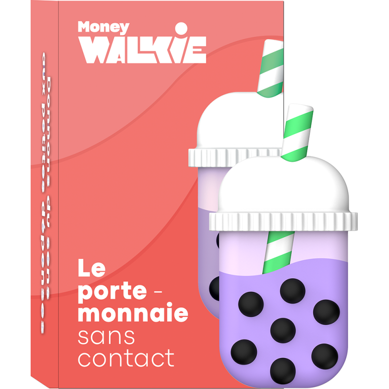 Porte monnaie sans contact Bubble Tea Money Walkie