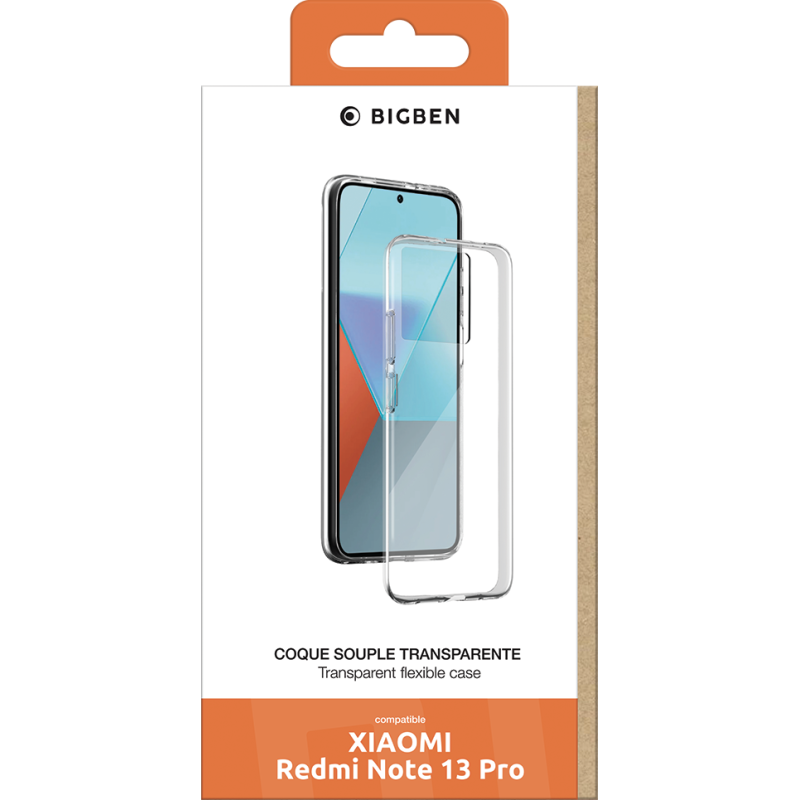 Coque Xiaomi Redmi Note 13 Pro Souple Transparente Bigben