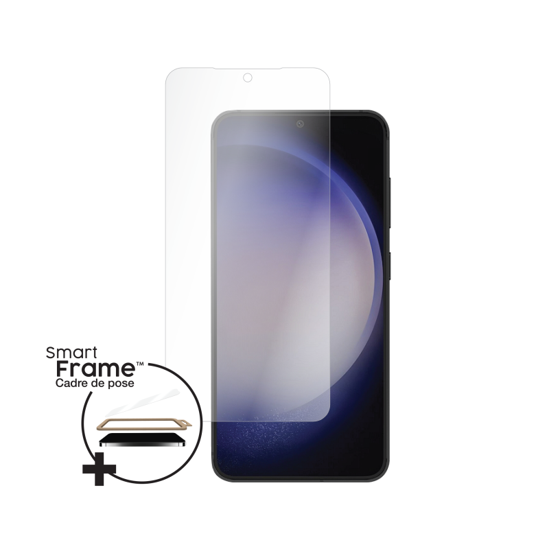 Protège écran Samsung Galaxy S24/ Galaxy S25 2.5D Verre trempé + SmartFrame™ - Certifié GRS