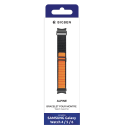 Bracelet boucle alpine orange et noir pour Samsung Galaxy Watch 4, 5 et 6 - Bigben