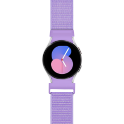 Bracelet Nylon Samsung Galaxy Watch 20mm Lavande