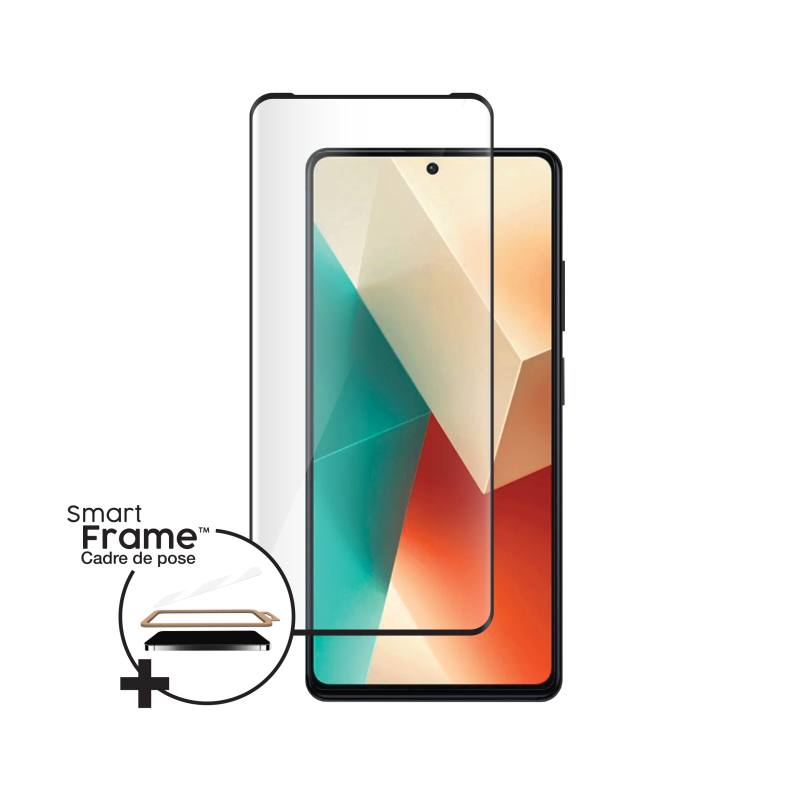 Protège écran 2.5D en Verre trempé pour Xiaomi Redmi Note 13 4G/5G + SmartFrame? Bigben