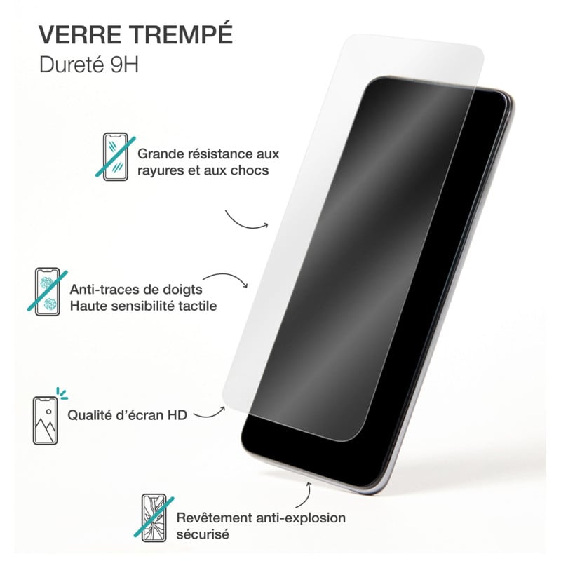 Protège écran Plat Apple iPhone 13 mini Bigben