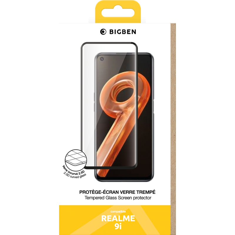 Protège écran 2.5D RealMe 9i Bigben