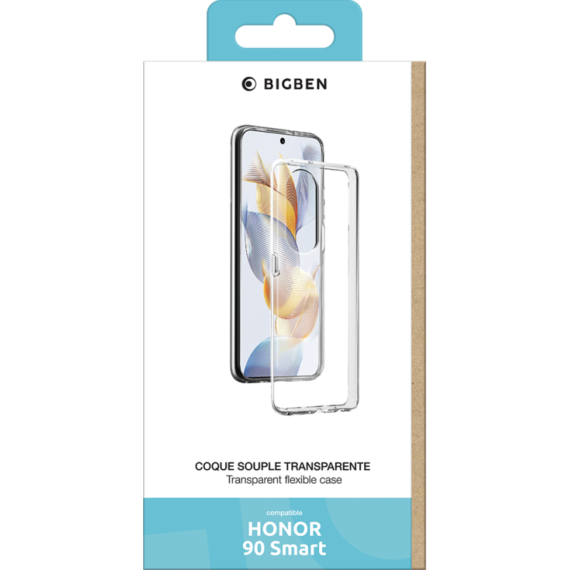 Coque Honor 90 Smart Souple Transparente Bigben