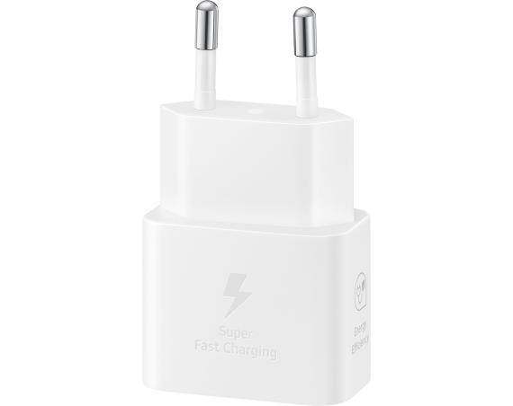 Chargeur maison USB C PD 25W GaN 20% de matériaux recyclés sans câble - Blanc - Samsung