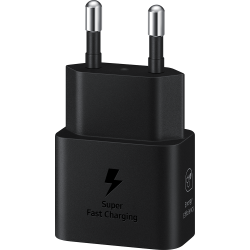 Chargeur maison USB C 25W GaN 20% de matériaux recyclés sans câble - Noir - Samsung
