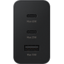 Triple Chargeur maison USB A+C+C PD 65W (35W+25W+5W) Power Delivery - Noir - Samsung