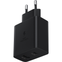 Double Chargeur maison 50W (15+35W) Power Delivery + Câble Universel - Noir - Samsung