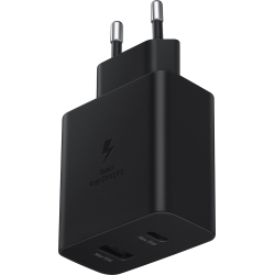 Double Chargeur maison 50W (15+35W) Power Delivery + Câble Universel - Noir - Samsung