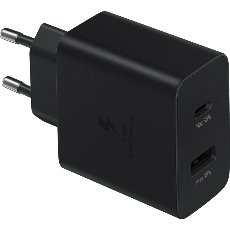 Double Chargeur maison 50W (15+35W) Power Delivery + Câble Universel - Noir - Samsung