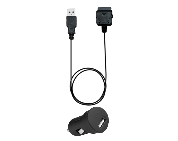 Chargeur voiture Noir USB A...