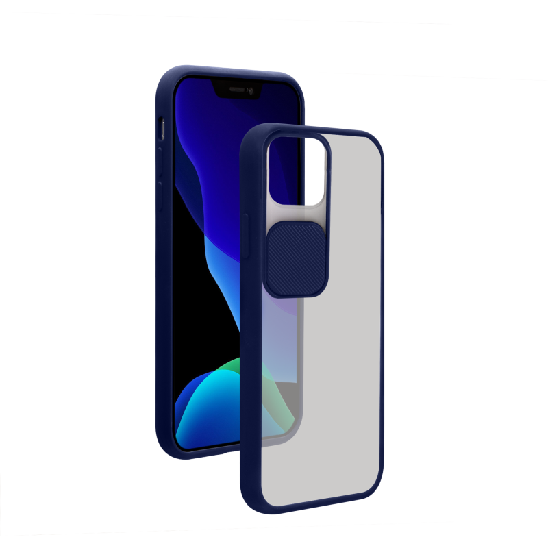 Coque Apple iPhone 13 Pro Slide Contour Bleu Bigben
