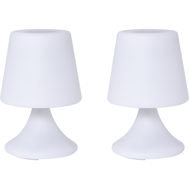 Duo de lampes enceintes inter-connectées outdoor Handy S Together Colorblock