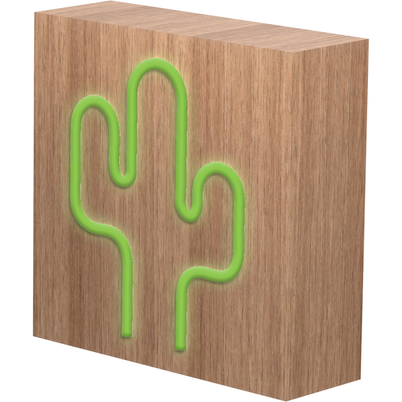 Enceinte Bluetooth® Néon Lumineuse S Cactus ColorLight